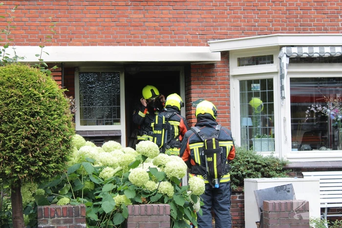 Brand in woning snel geblust