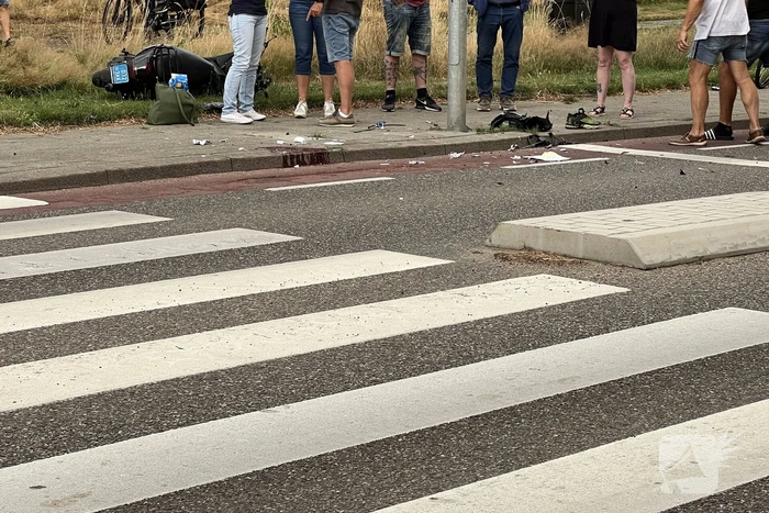 Scooterrijder gewond bij eenzijdig ongeval