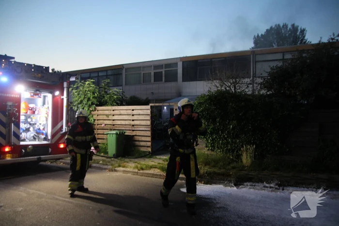 Flinke rookontwikkeling bij woningbrand