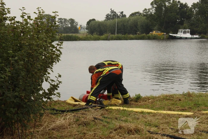 Veel rook bij brand in loods