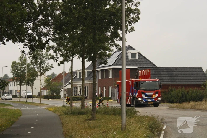 Veel rook bij brand in loods