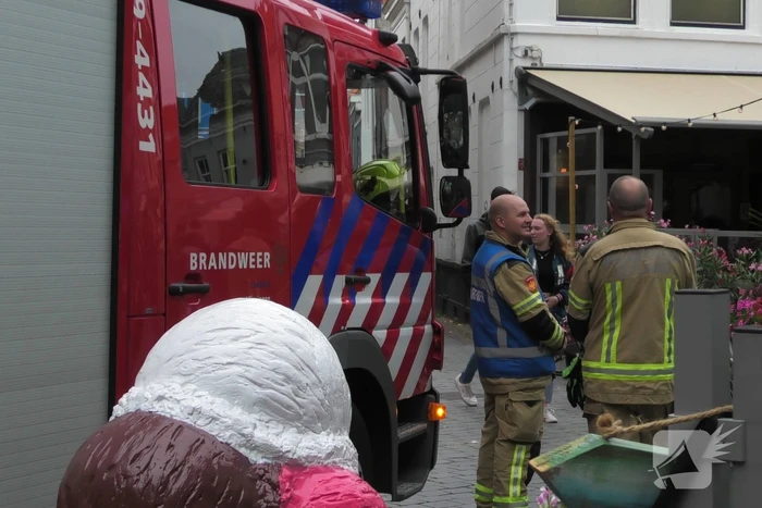 Brand in café snel onder controle