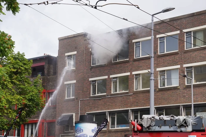 Brand op 3e etage van een appartementencomplex