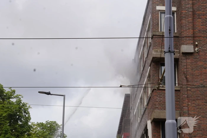 Brand op 3e etage van een appartementencomplex
