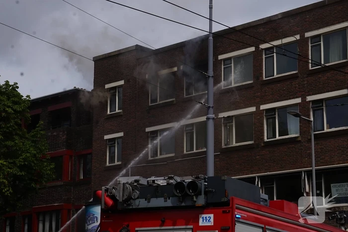 Brand op 3e etage van een appartementencomplex