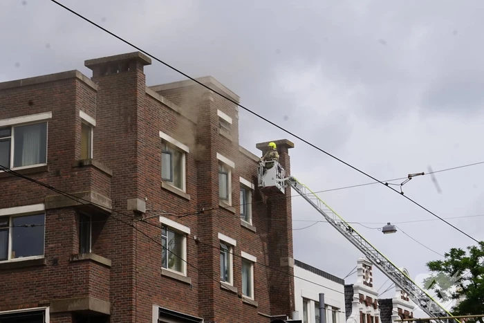 Brand op 3e etage van een appartementencomplex