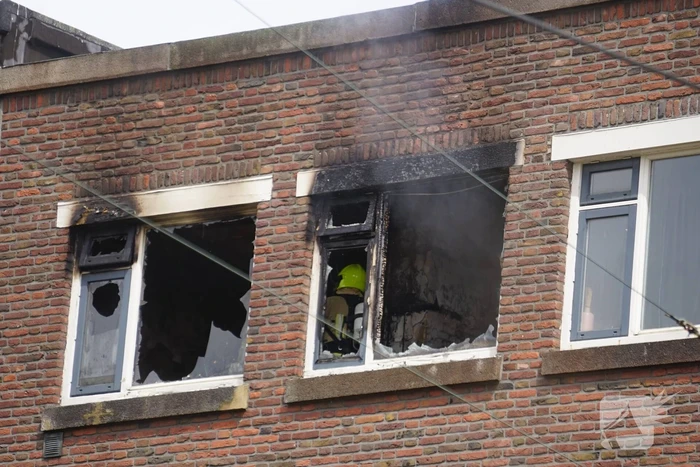 Brand op 3e etage van een appartementencomplex