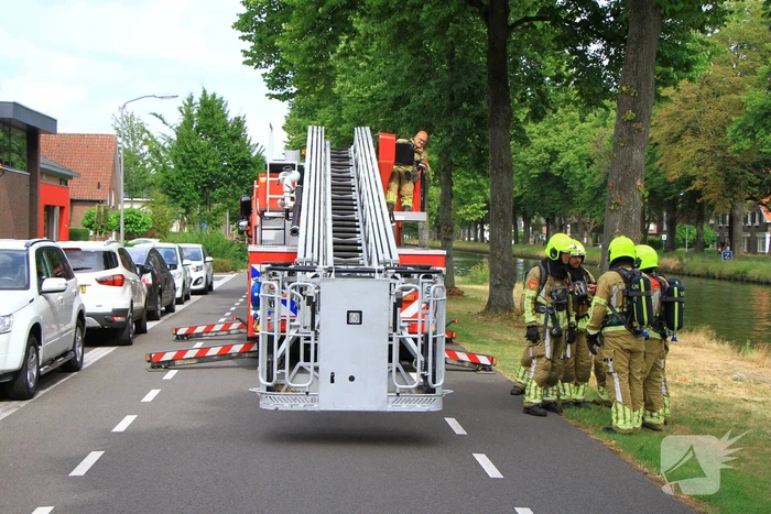 Brand tijden werkzaamheden op dak