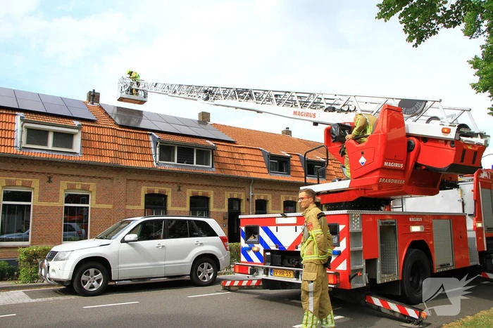 Brand tijden werkzaamheden op dak