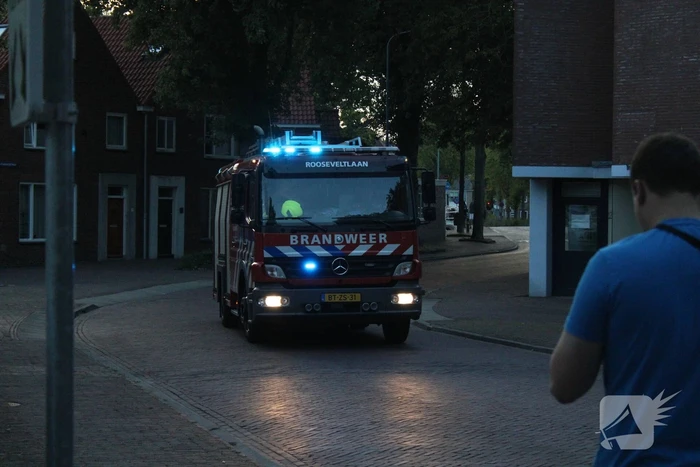 Brand in bosschage bij stadswoning