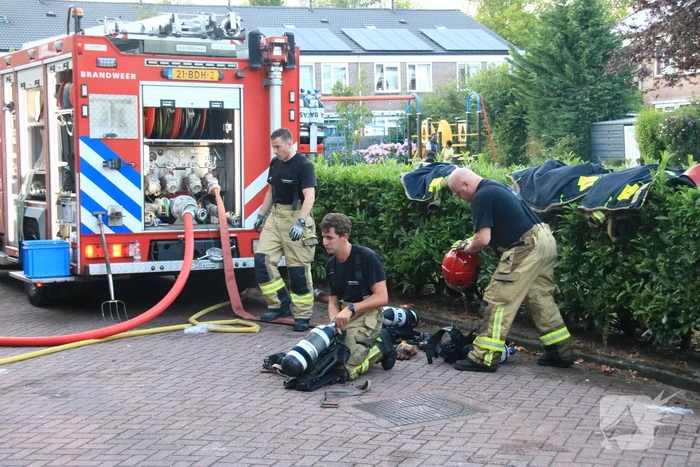 Twee gewonden bij woningbrand