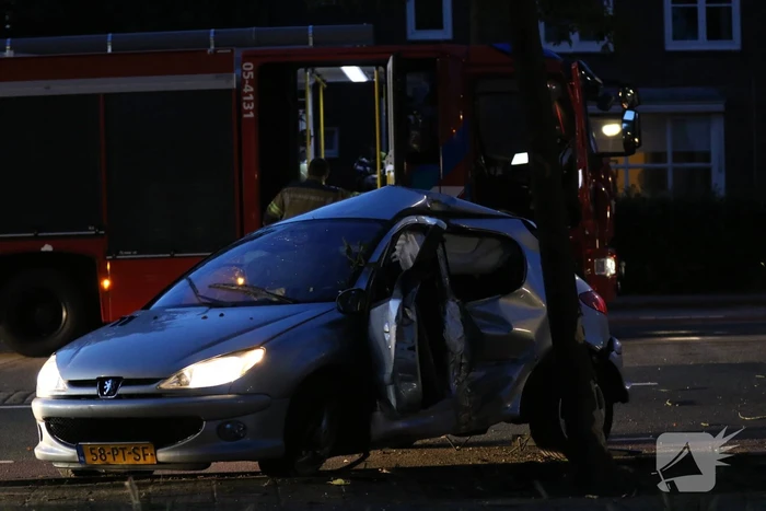 Gewonden bij frontale botsing auto's