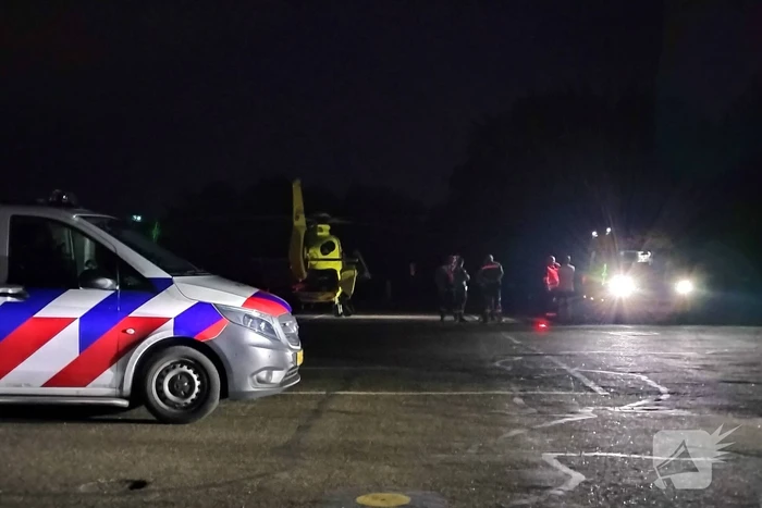 Traumahelikopter landt voor reanimatie in duingebied