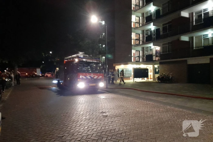 Grote uitslaande brand in appartementencomplex