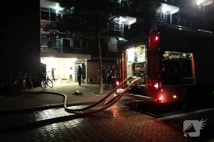 Grote uitslaande brand in appartementencomplex