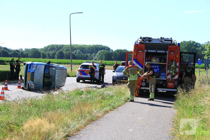 Persoon gewond bij verkeersongeval