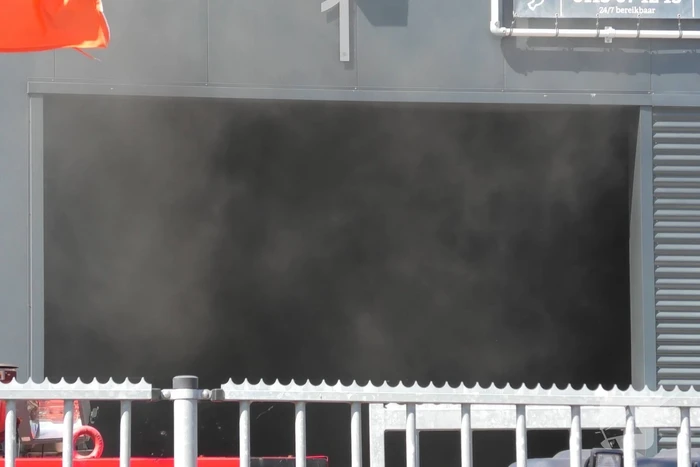Brand in loods van verhuurbedrijf Abird