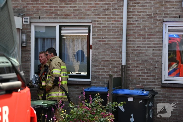 Tussenwoning vol rook door vergeten pan op fornuis