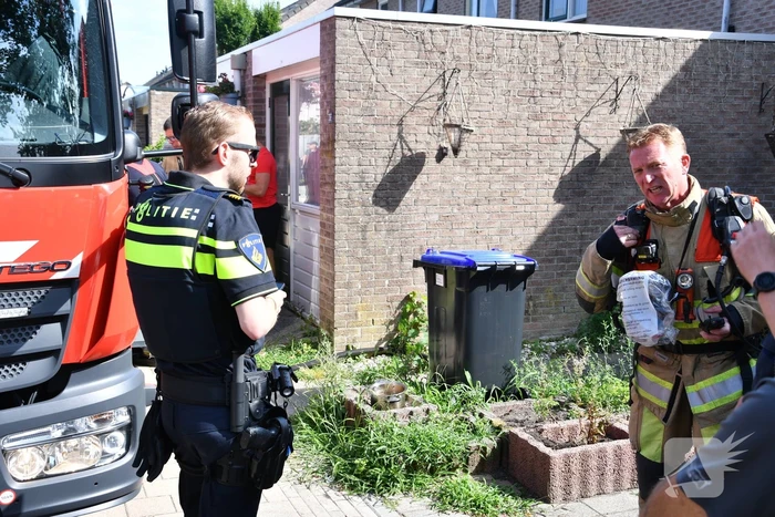 Tussenwoning vol rook door vergeten pan op fornuis