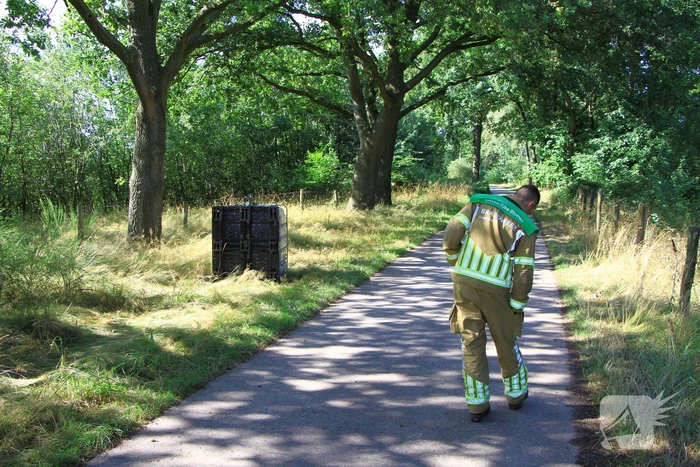 Onderzoek naar gedumpt vat met vloeistoffen