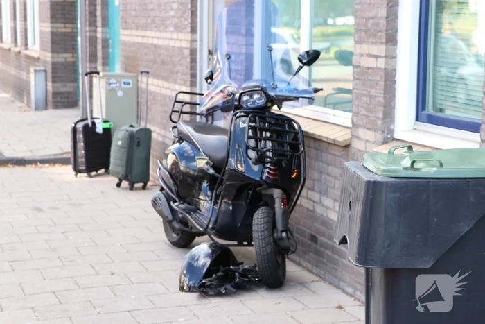 Scooterrijder gewond bij botsing met auto