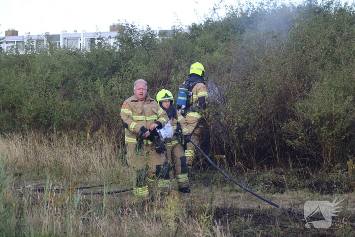 Stuk bosschage verwoest vanwege brand