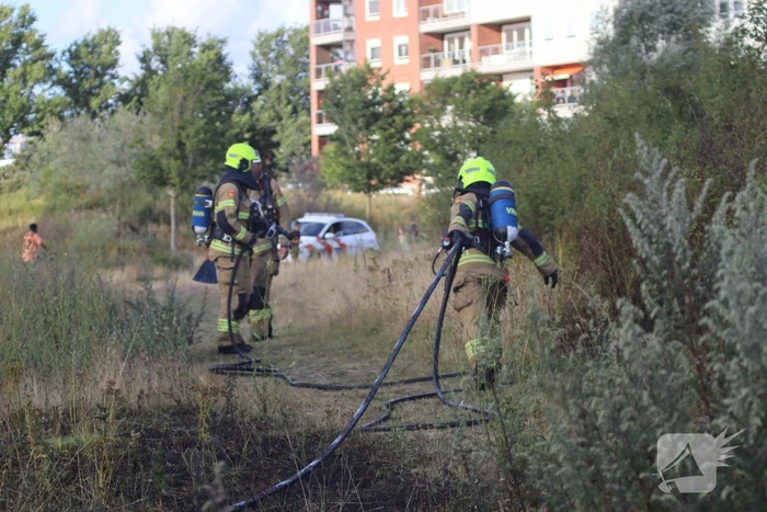 Stuk bosschage verwoest vanwege brand