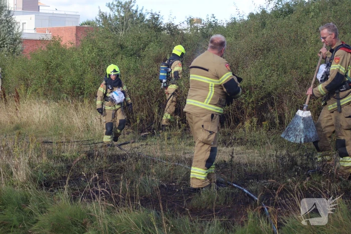 Stuk bosschage verwoest vanwege brand