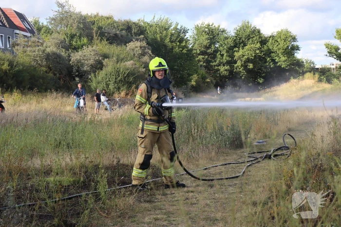 Stuk bosschage verwoest vanwege brand