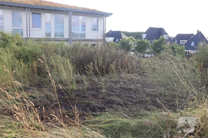 Stuk bosschage verwoest vanwege brand