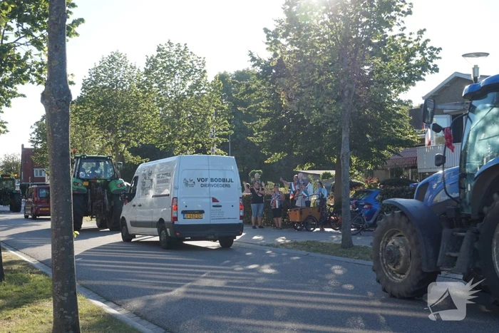 Meerdere trekkers bij boerenprotest