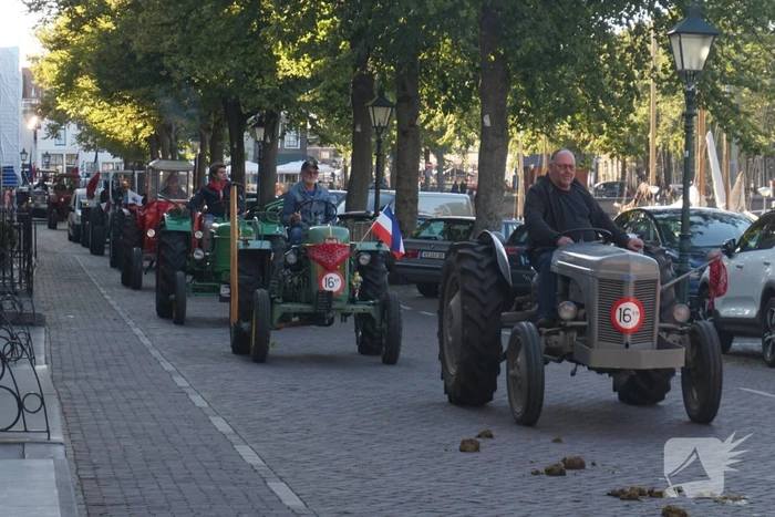 Meerdere trekkers bij boerenprotest
