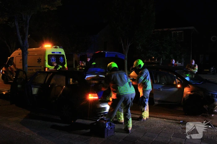 Schade bij flinke botsing