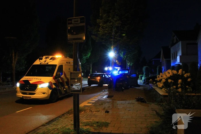 Schade bij flinke botsing