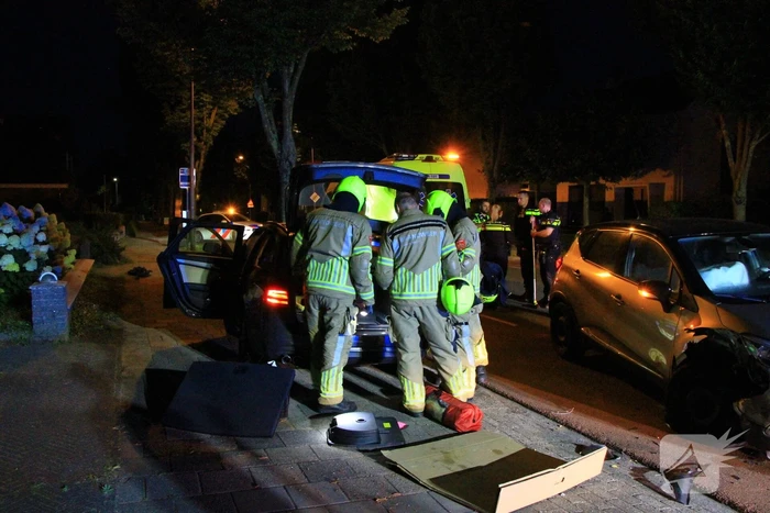 Schade bij flinke botsing