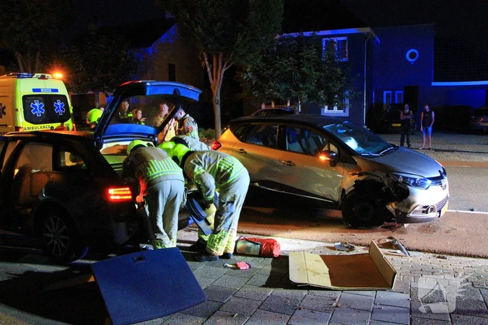 Schade bij flinke botsing