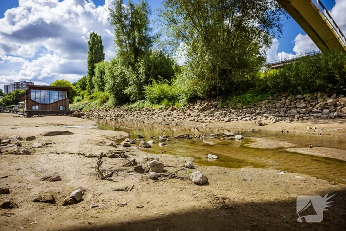 Laag waterpeil de Waal trekt veel bekijks