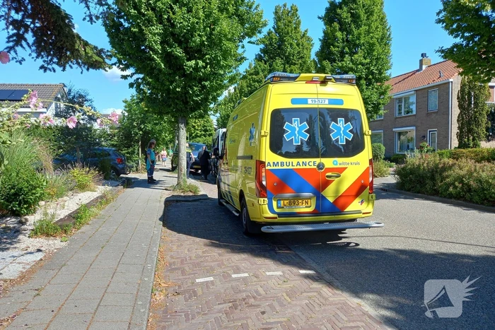 Belbus botst op geparkeerde bestelbus