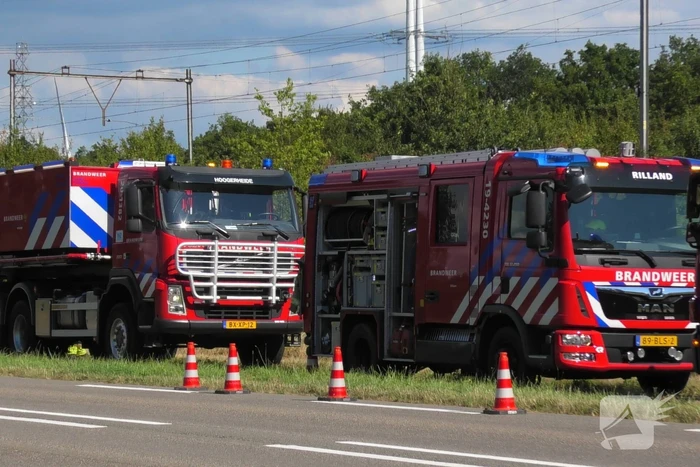 Geen treinverkeer vanwege brand langs spoorlijn