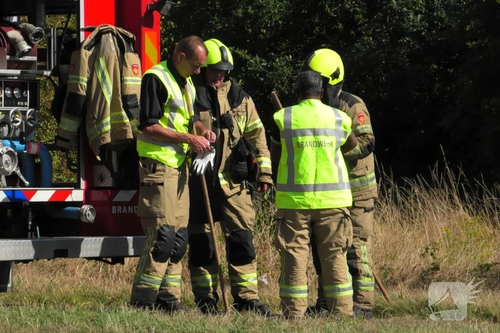 Geen treinverkeer vanwege brand langs spoorlijn