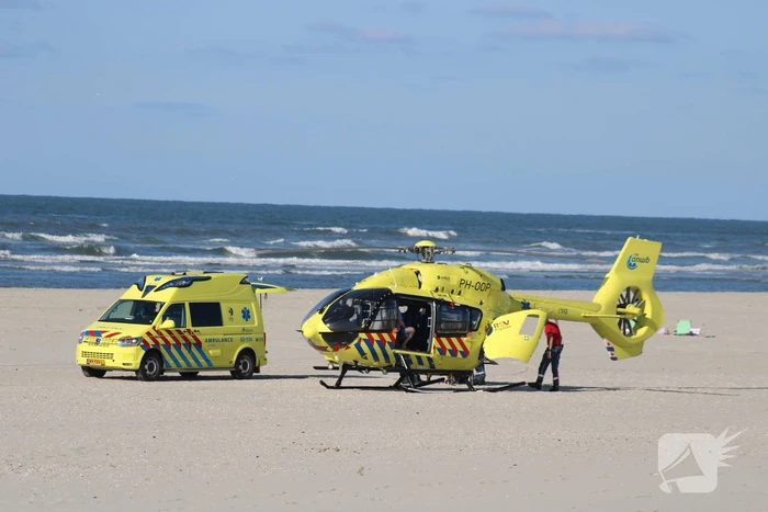 Hulpdiensten massaal ingezet voor drenkeling in Noordzee