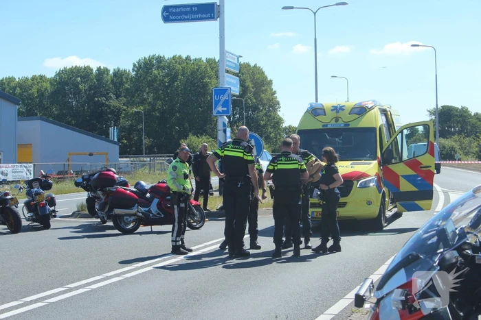 Motorrijder gewond na ongeval