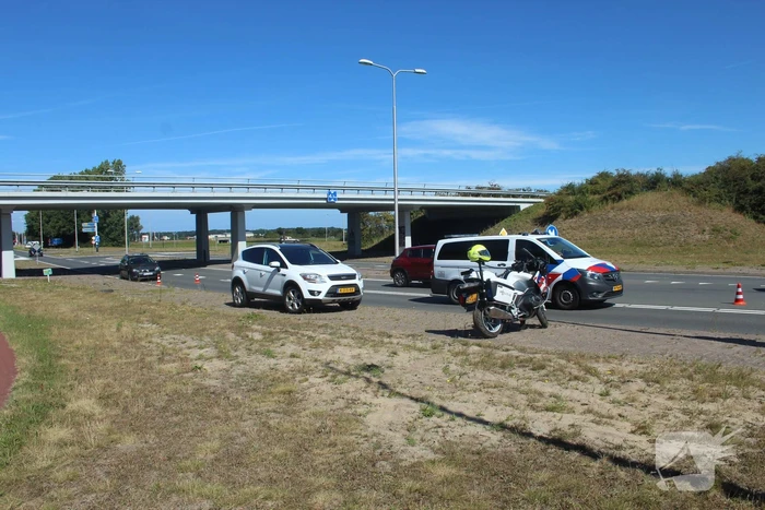 Motorrijder gewond na ongeval