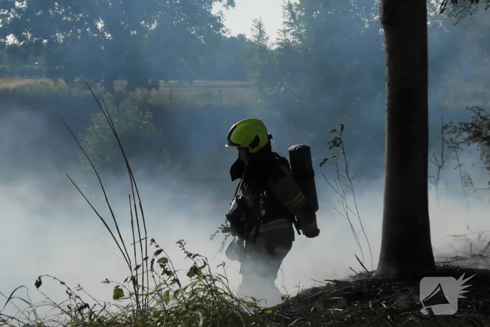 Flinke rookontwikkeling bij buitenbrand