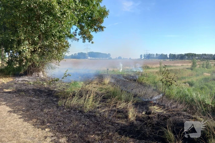 Flinke rookontwikkeling bij buitenbrand