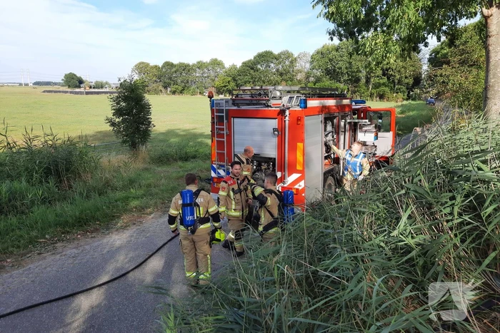 Flinke rookontwikkeling bij buitenbrand