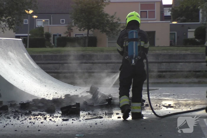 Brandstichting op skatepark
