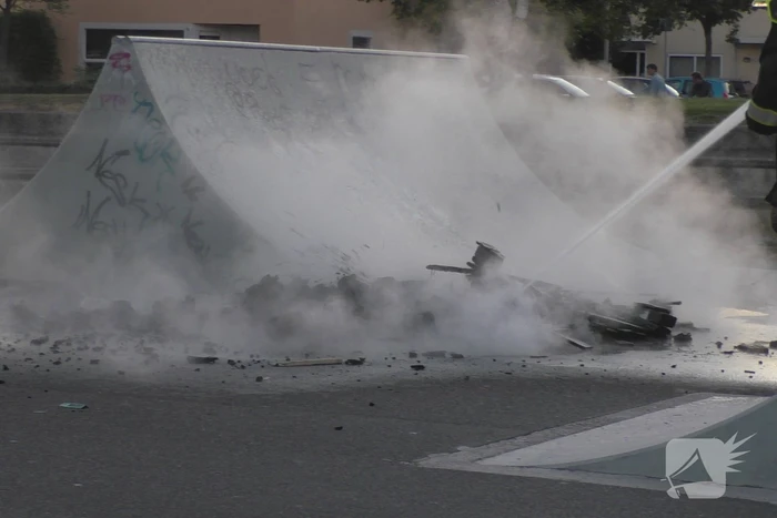 Brandstichting op skatepark