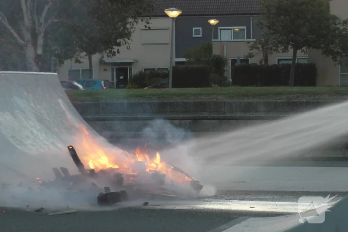 Brandstichting op skatepark