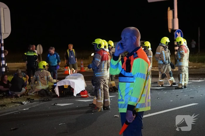 Twee zwaargewonden na ernstig ongeval